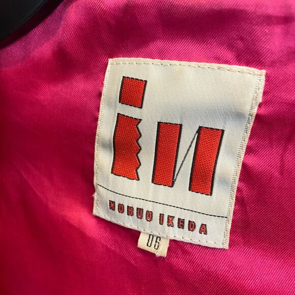 Nobuo Ikeda Vintage K Pop Monkey Geometric Jacket - Picture 2 of 8